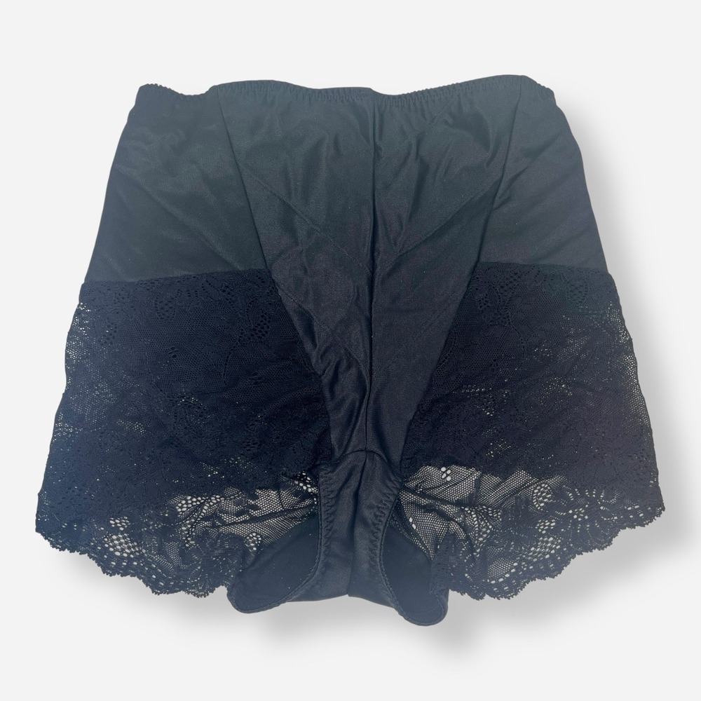 Body Nancy Ganz Black High Waisted Brief Lace 06315 XL Shapewear